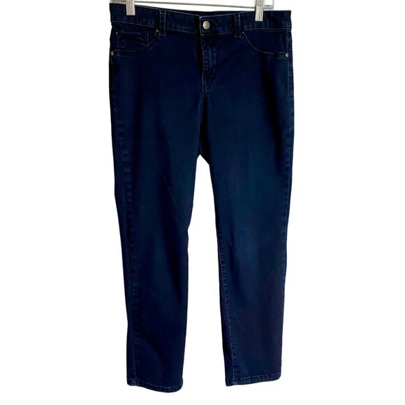 Gloria Vanderbilt Dark Blue Jeans Women's Size 10 - Picture 1 of 7